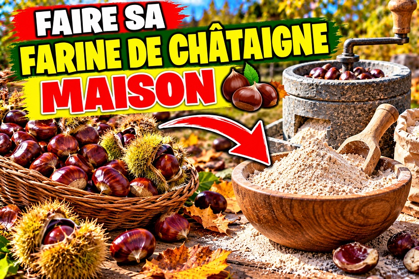 Faire sa farine de châtaigne
