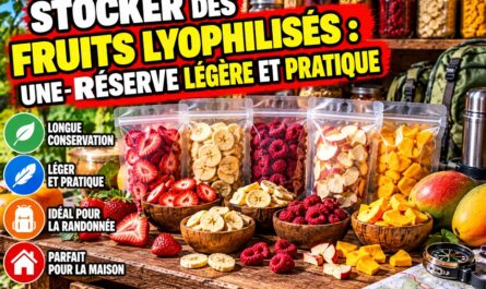 Stocker des fruits lyophilisés