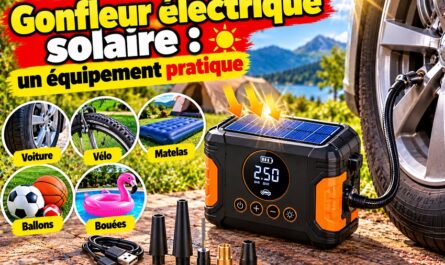 Le gonfleur électrique solaire