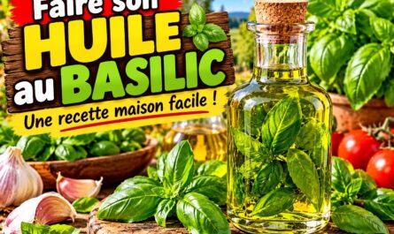 Faire son huile au basilic