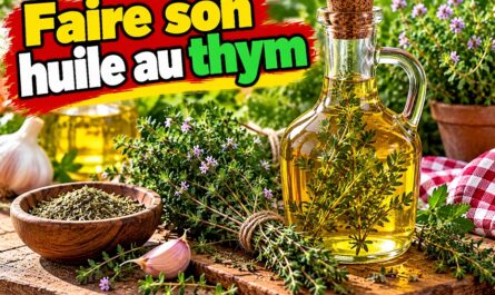 Faire son huile au thym