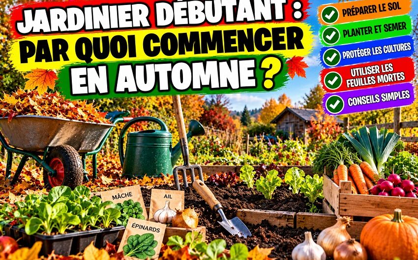 Jardinier débutant en automne