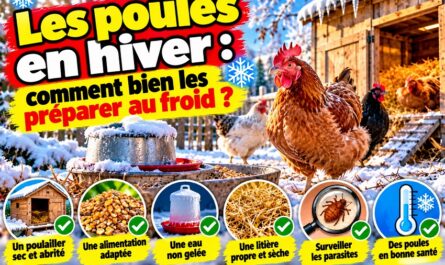Les poules en hiver : les préparer au froid