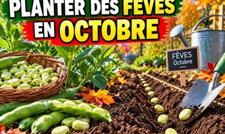 Planter des fèves en octobre