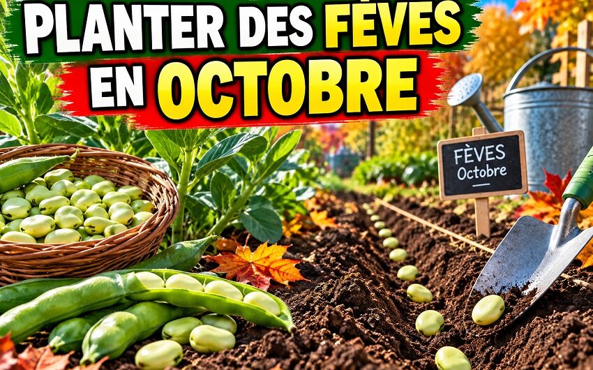 Planter des fèves en octobre