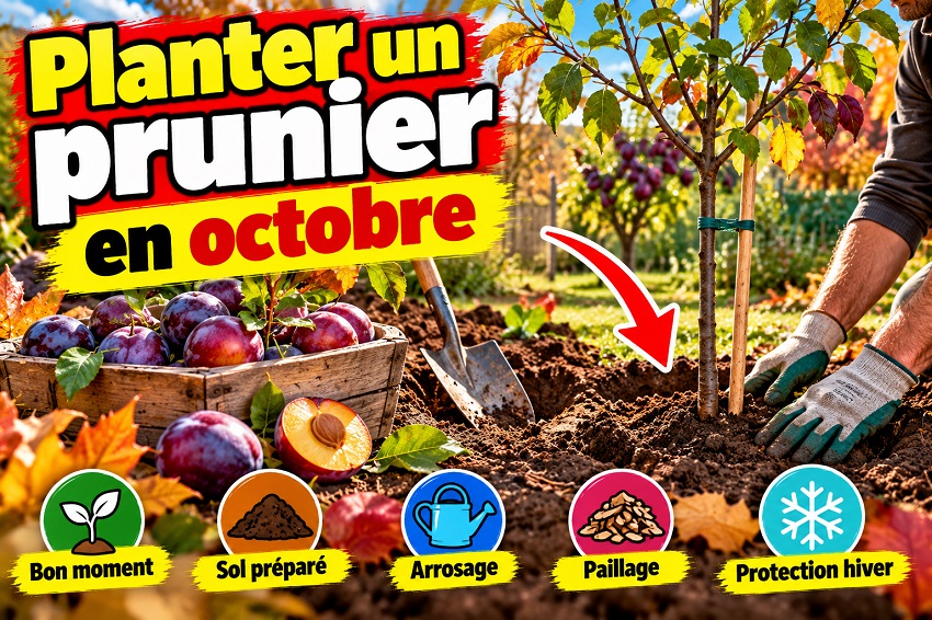 Planter un prunier en octobre