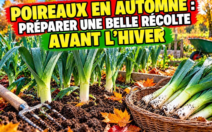 Les poireaux en automne