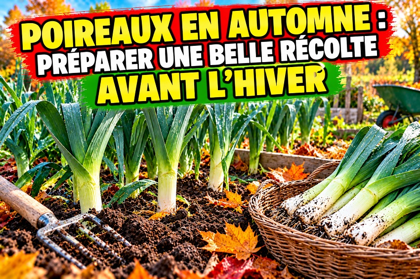 Les poireaux en automne