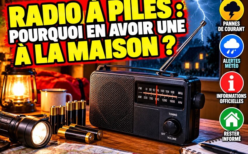 Radio à piles un équipement utile