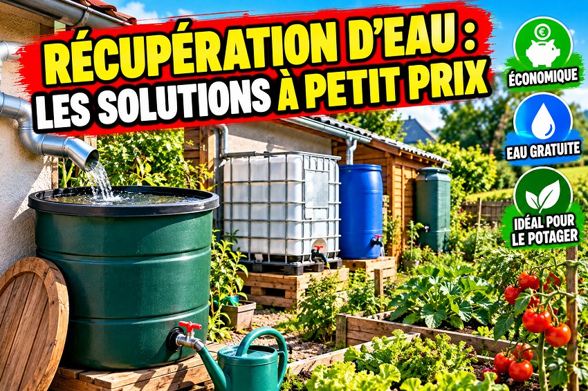 Récupération d'eau a petit prix