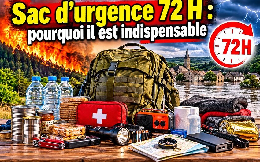 Le sac d&rsquo;urgence 72h