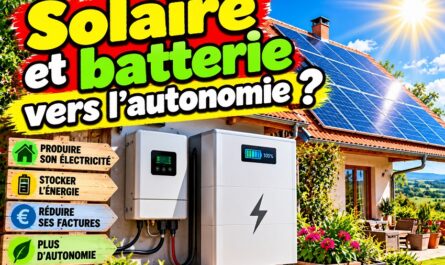 Solaire et batterie vers l’autonomie