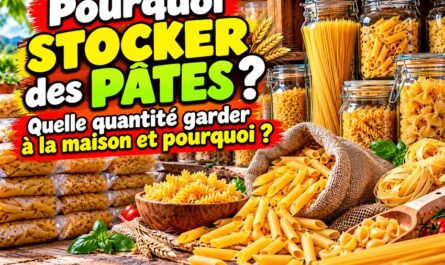 Pourquoi stocker des pâtes