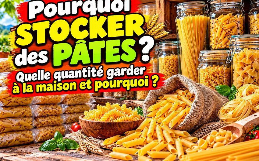 Pourquoi stocker des pâtes