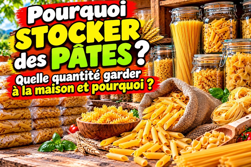 Pourquoi stocker des pâtes
