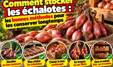 Comment stocker les échalotes