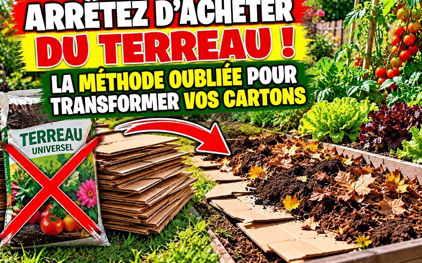 Transformer vos cartons au jardin